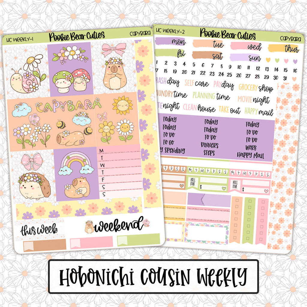 Hobonichi Cousin Weekly Kit | Capybara