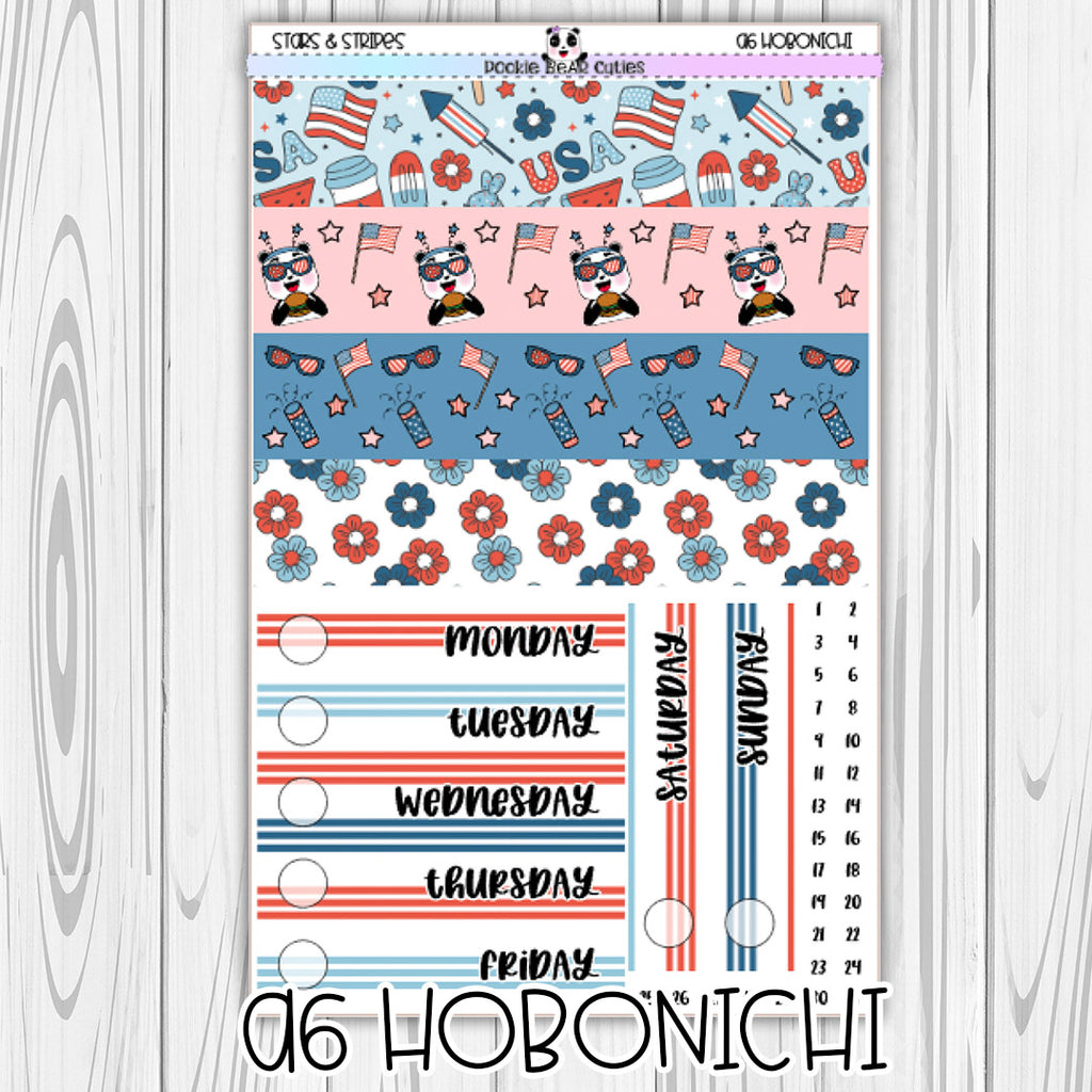 A6 Hobonichi | Stars & Stripes