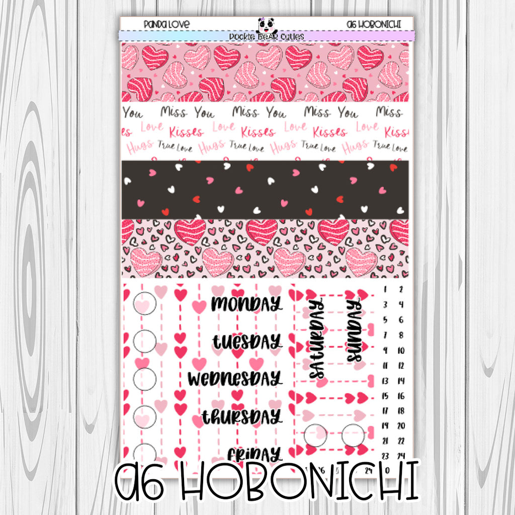 A6 Hobonichi | Panda Love