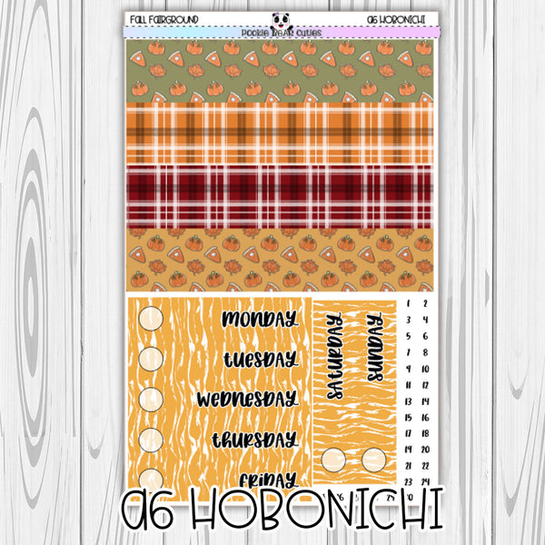 Printable Fairground Planner Journal To Color