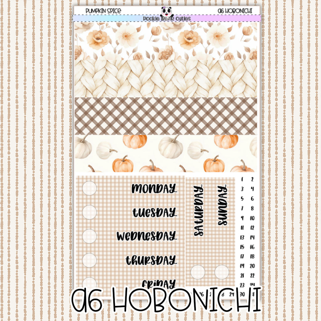 A6 Hobonichi | Pumpkin Spice