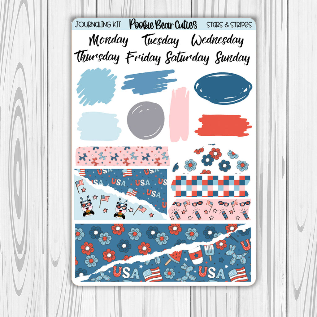 Journaling Kit | Stars & Stripes