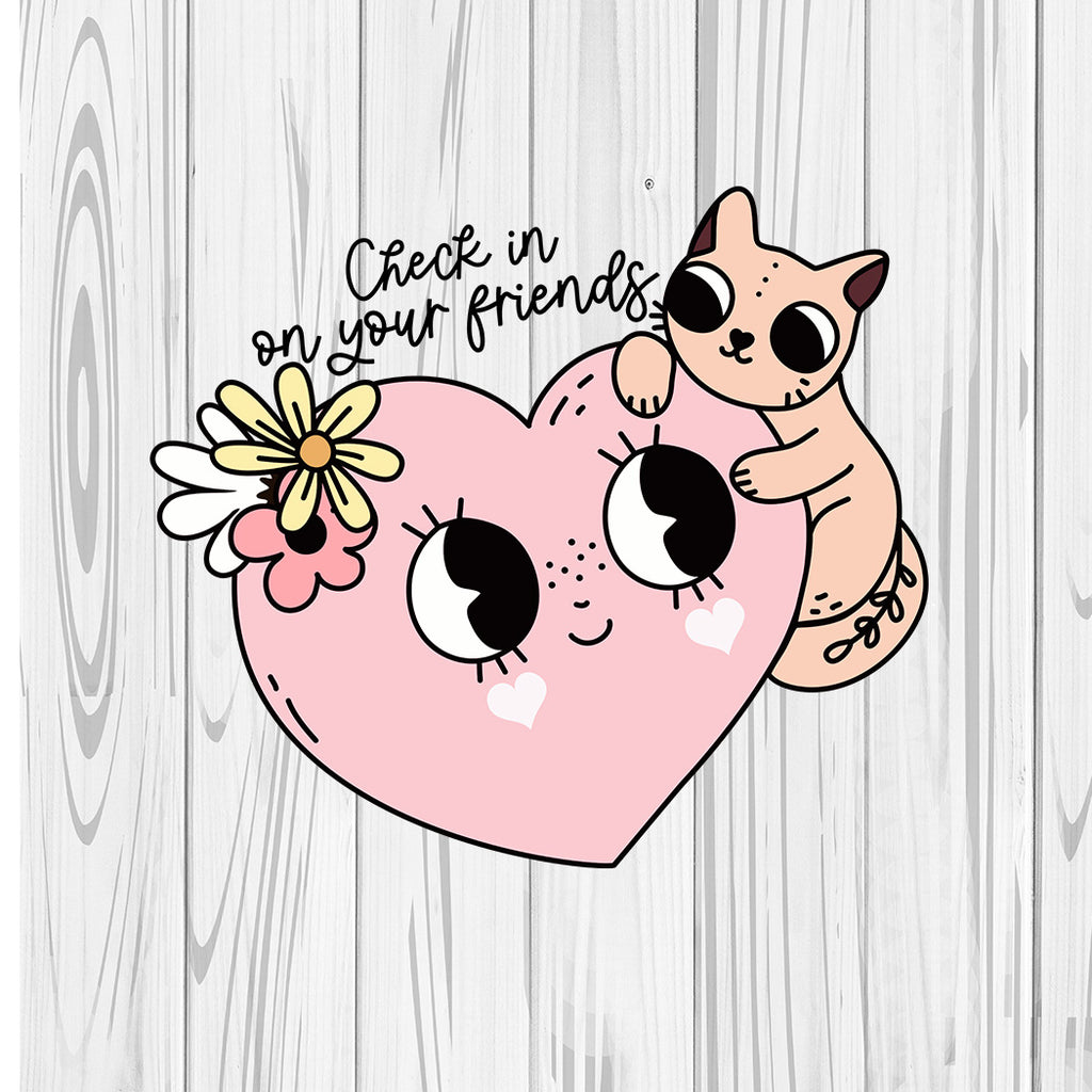 Die Cut | Check In On Your Friends