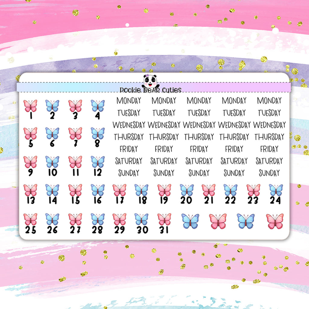 Date Covers | Butterflies