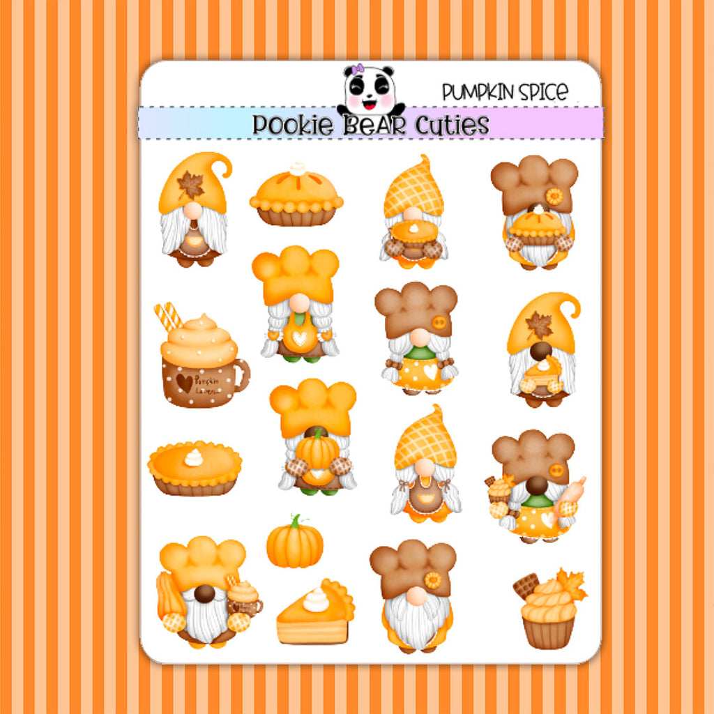 Pumpkin Spice Deco Stickers
