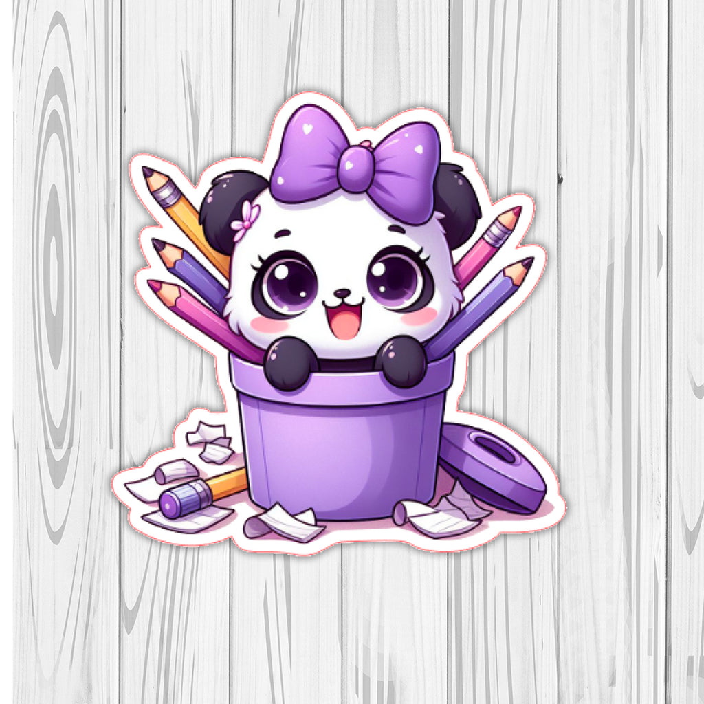Die Cut | Panda Pencil Cup
