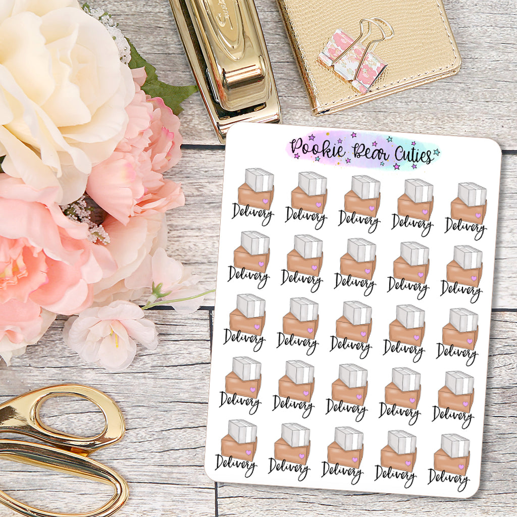 Delivery Typography Stickers
