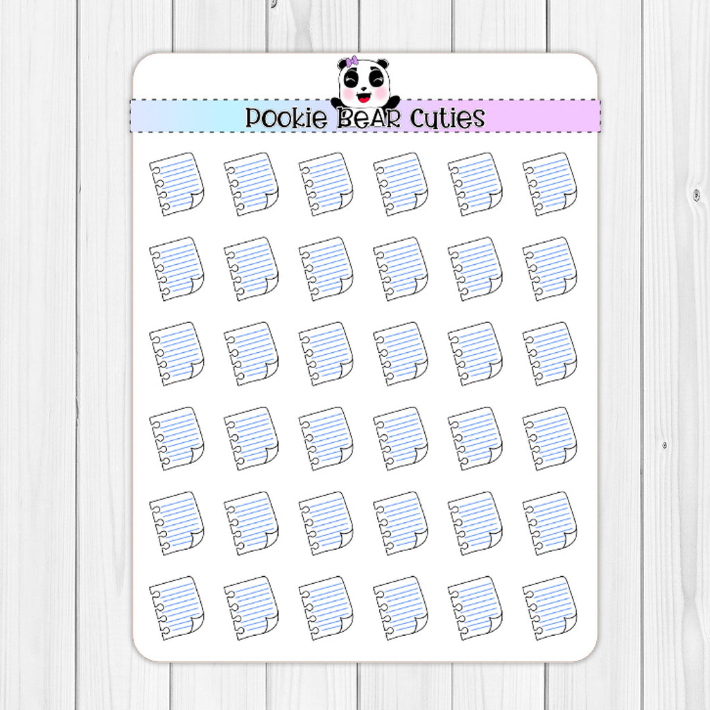 Notepaper Stickers