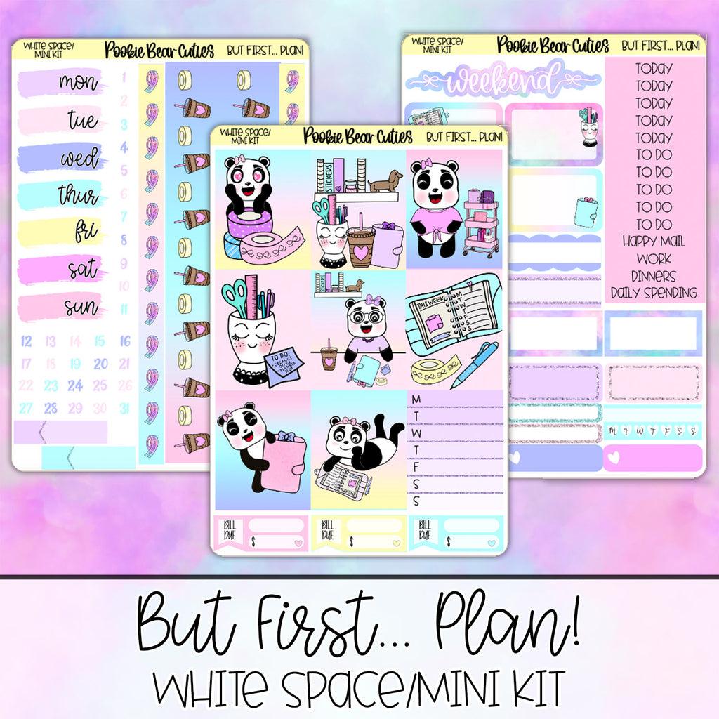 But First... Plan! | White Space Kit