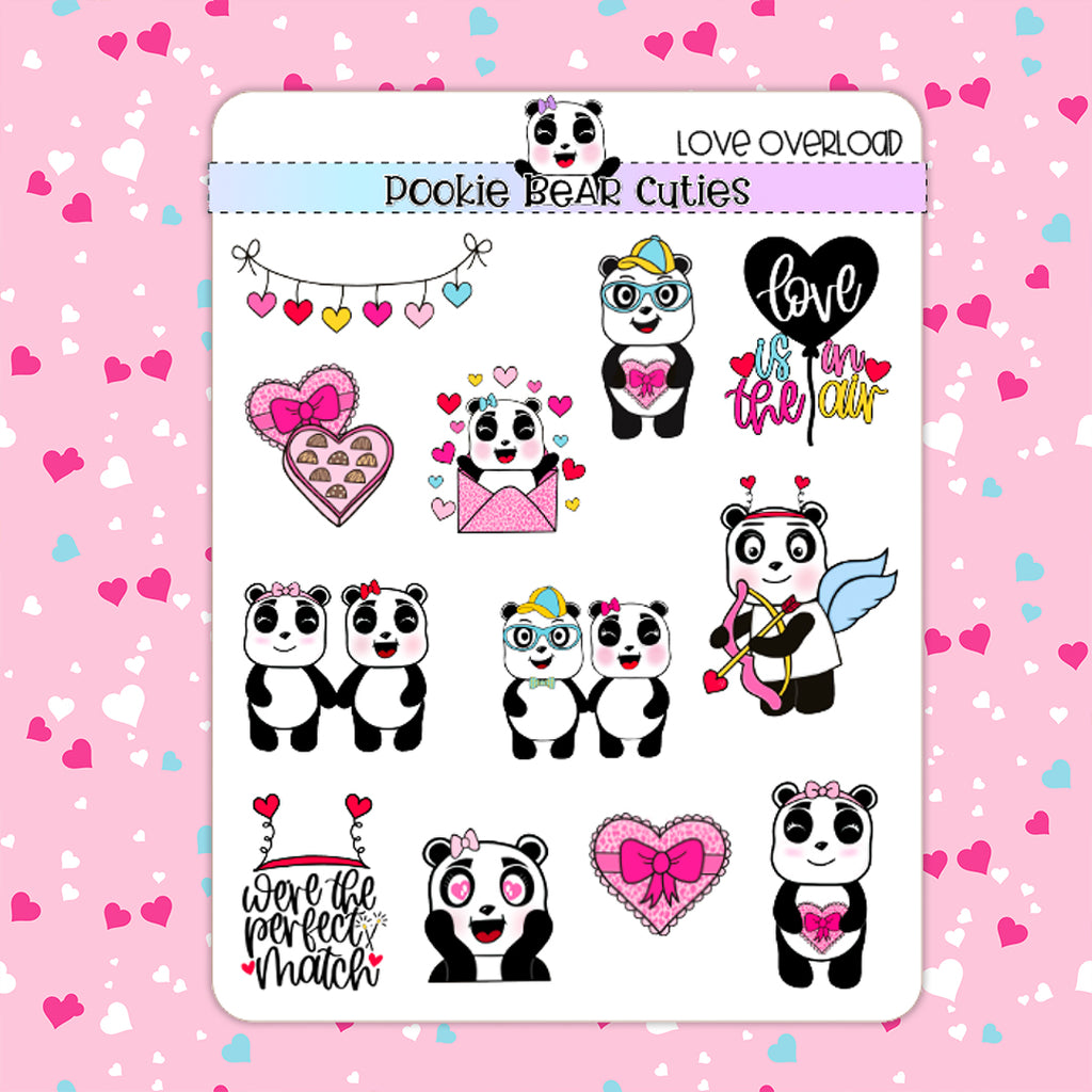 Love Overload Deco Stickers
