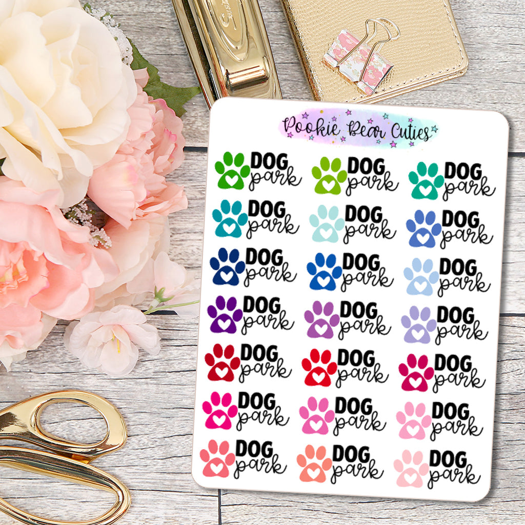 Dog Park Stickers