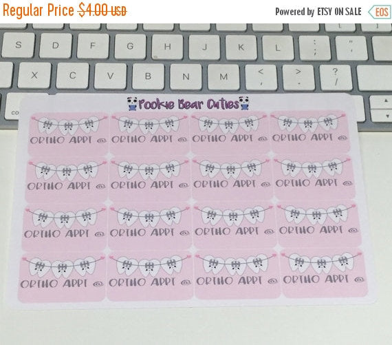 Braces / Ortho Stickers