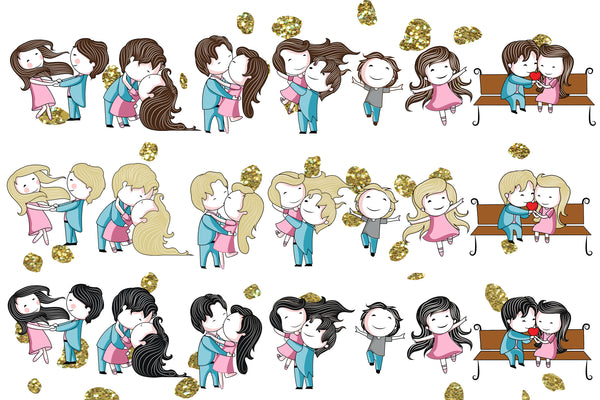 Couple in Love Stickers!