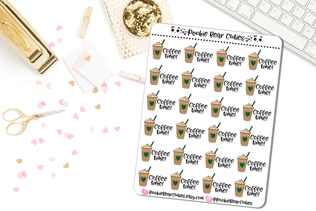 Coffee Time Stickers
