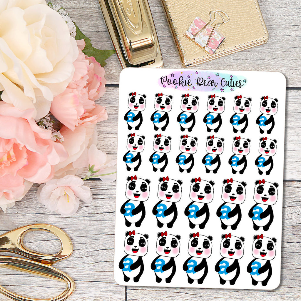 Pookie Bear Prime Shopping Stickers