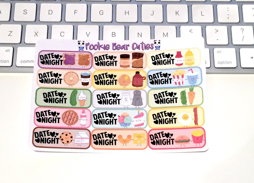 Kawaii Date Night Stickers