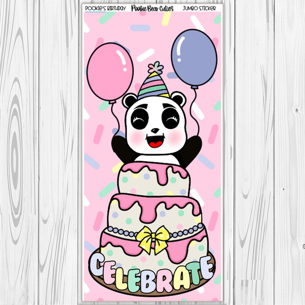 Pookie's Birthday | Jumbo Stickers