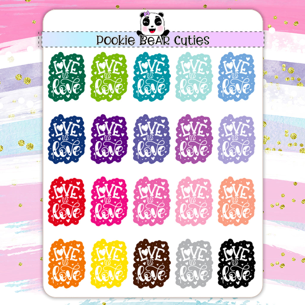 Love is Love Stickers