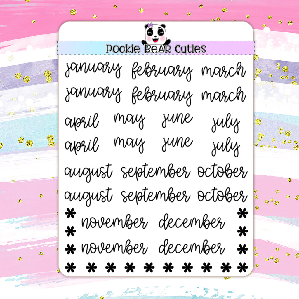 Monthly Scripts