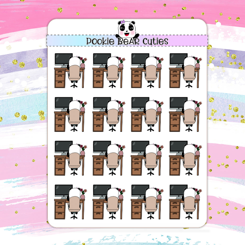 Pookie Bear | Desk Scene