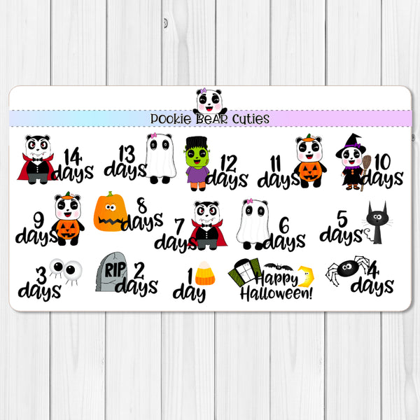 Spookie Halloween Countdown