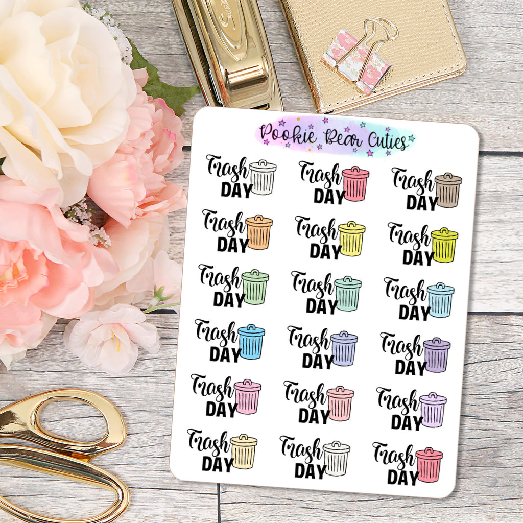 Trash Day Stickers