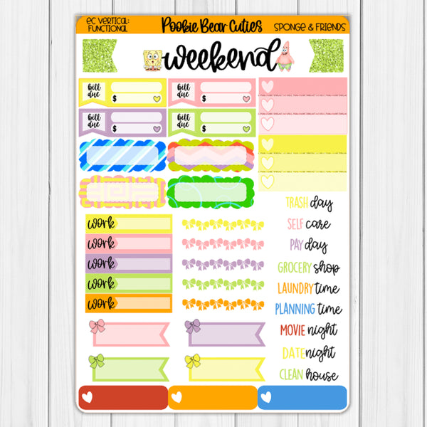 Sponge & Friends | Weekly Kit