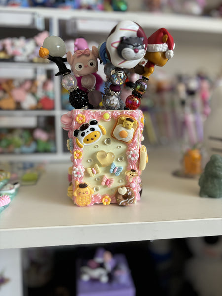 Custom Decoden Pen/Pencil Holder