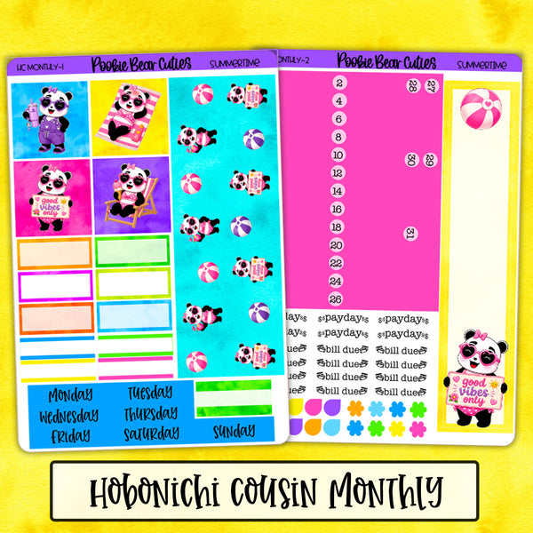 Hobonichi Cousin Monthly | Summertime