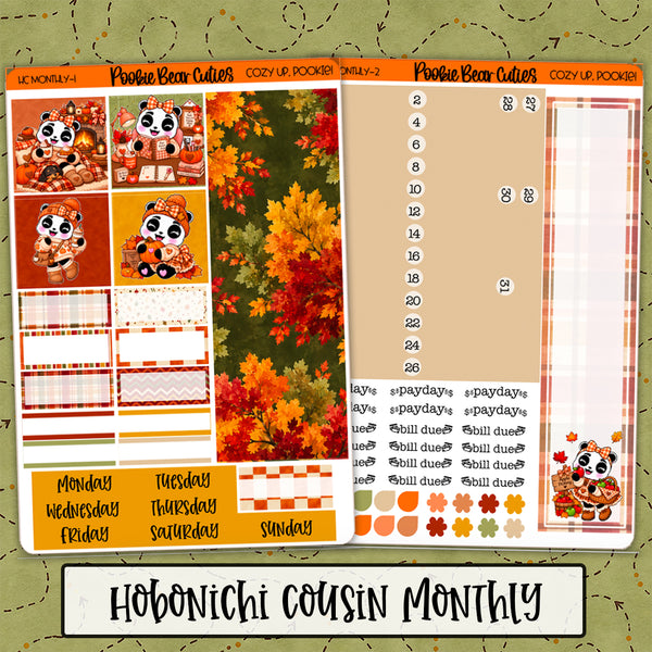 Hobonichi Cousin Monthly | Cozy Up, Pookie