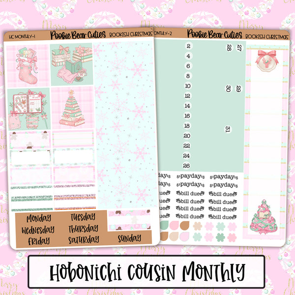 Hobonichi Cousin Monthly | Bookish Christmas
