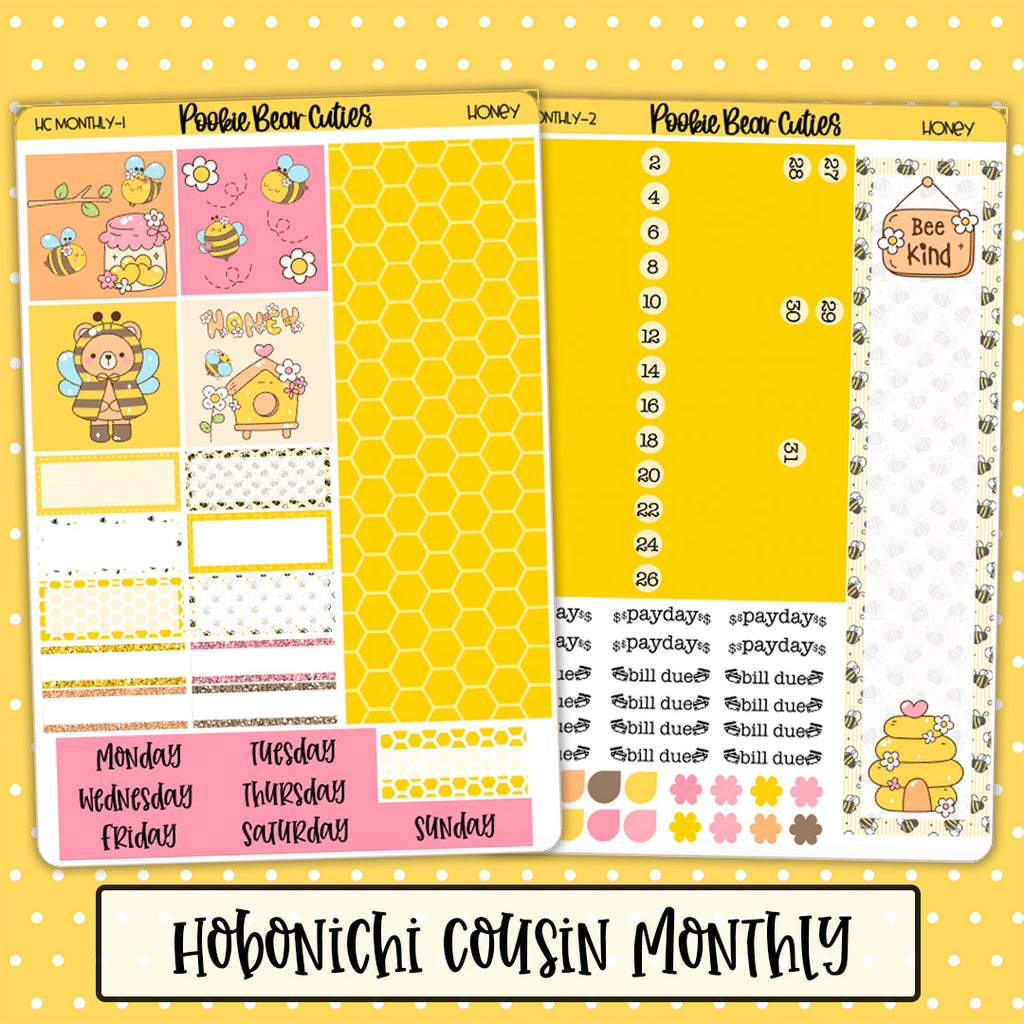 Hobonichi Cousin Monthly | Honey