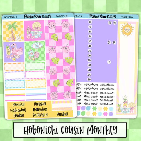 Hobonichi Cousin Monthly | Sweet Sun