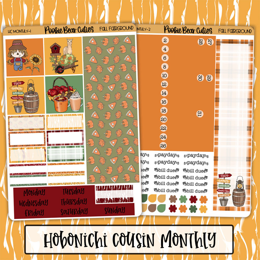 Printable Fairground Planner Journal To Color