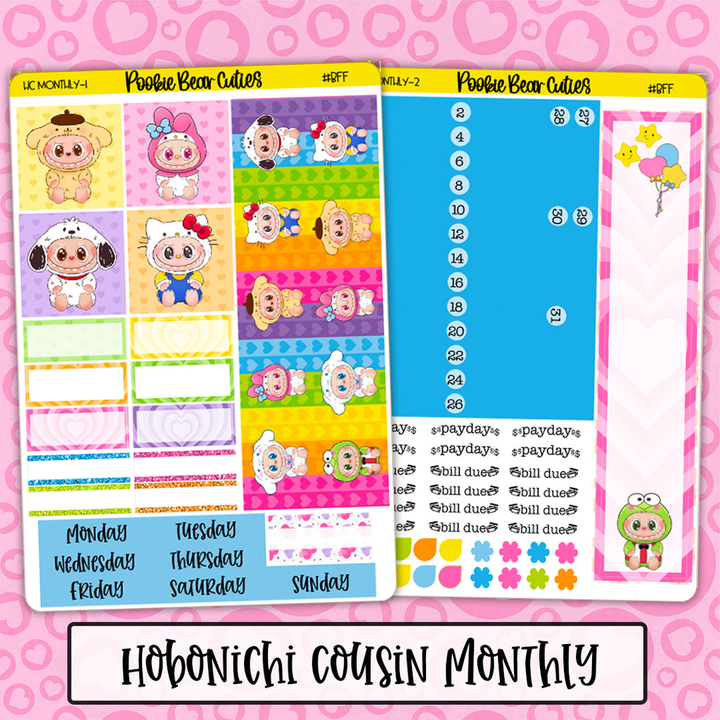 Hobonichi Cousin Monthly | #BFF
