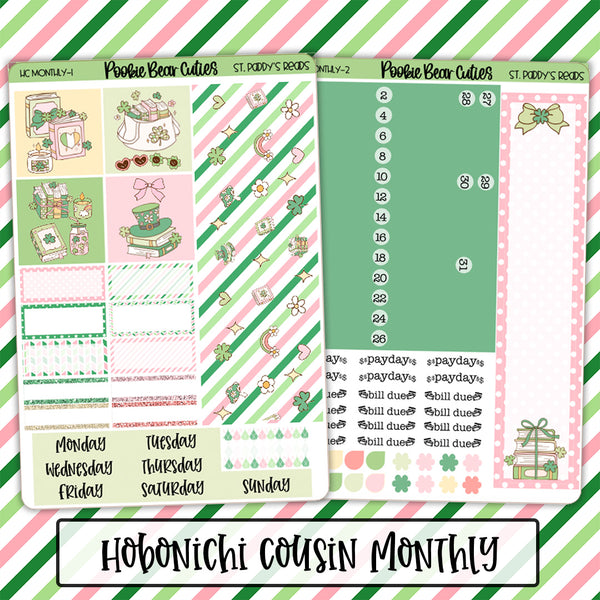 Hobonichi Cousin Monthly | St. Paddy's Reads