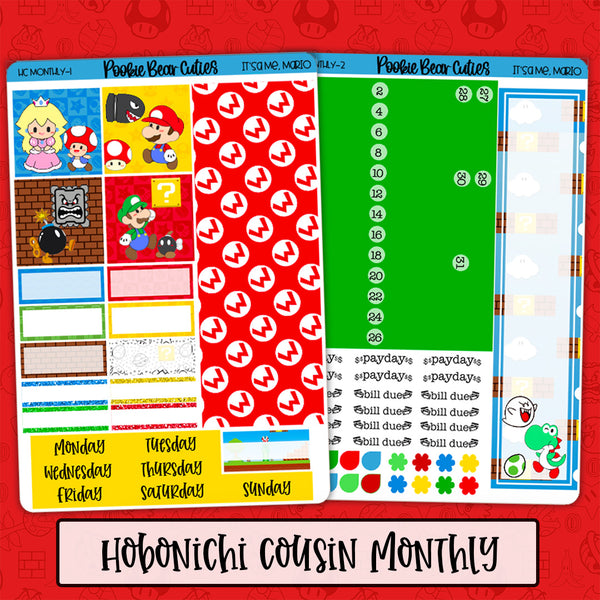Hobonichi Cousin Monthly | It'sa Me, Mario