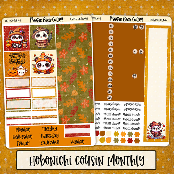 Hobonichi Cousin Monthly | Crisp Autumn