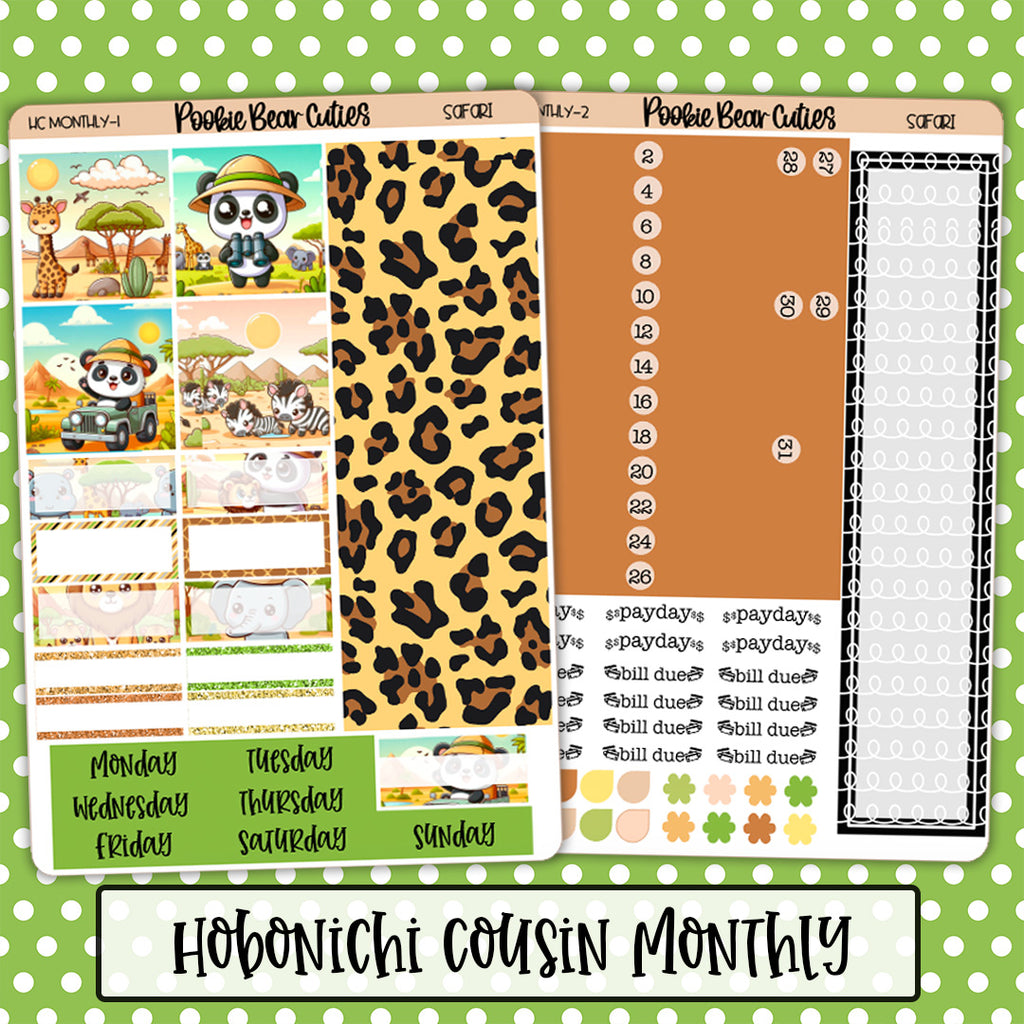 Hobonichi Cousin Monthly | Safari