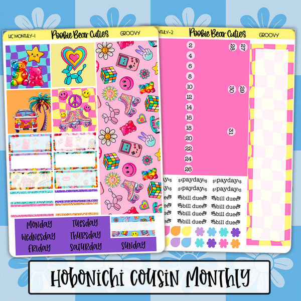 Hobonichi Cousin Monthly | Groovy