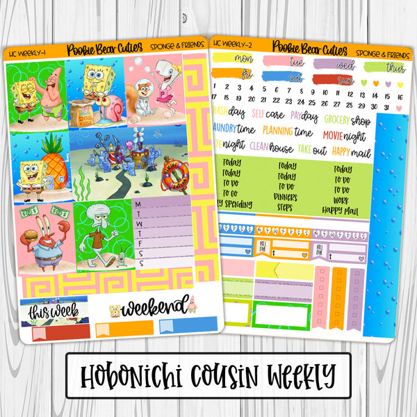 Hobonichi Cousin Weekly Kit | Sponge & Friends
