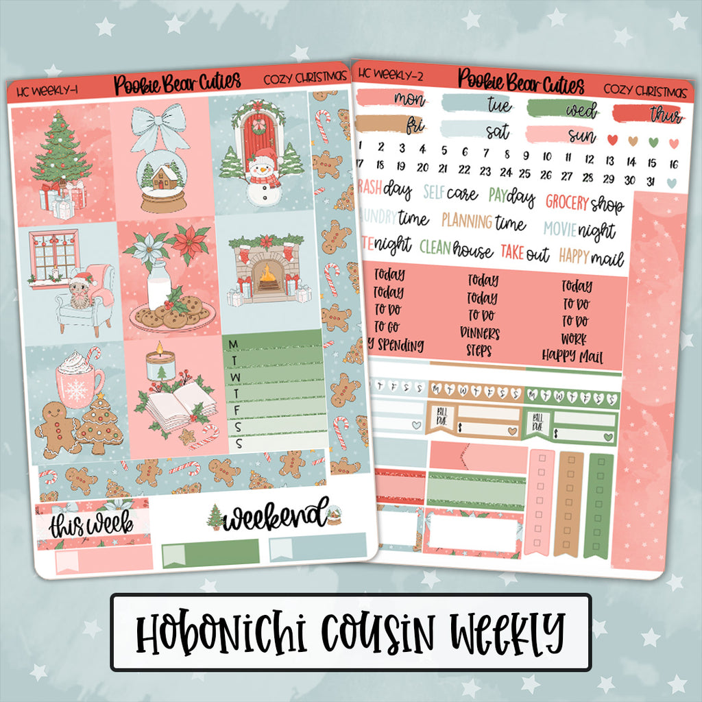 Hobonichi Cousin Weekly Kit | Cozy Christmas