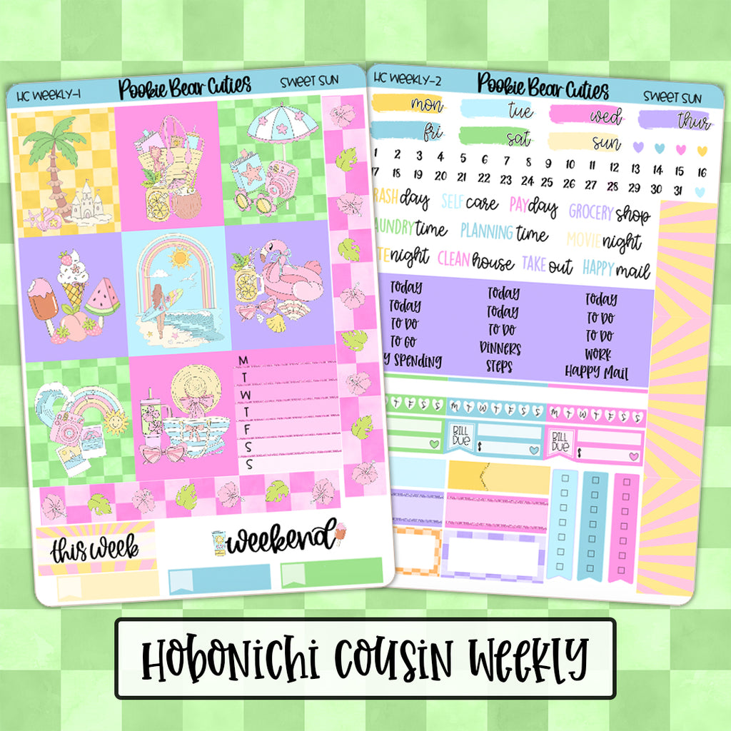 Hobonichi Cousin Weekly Kit | Sweet Sun