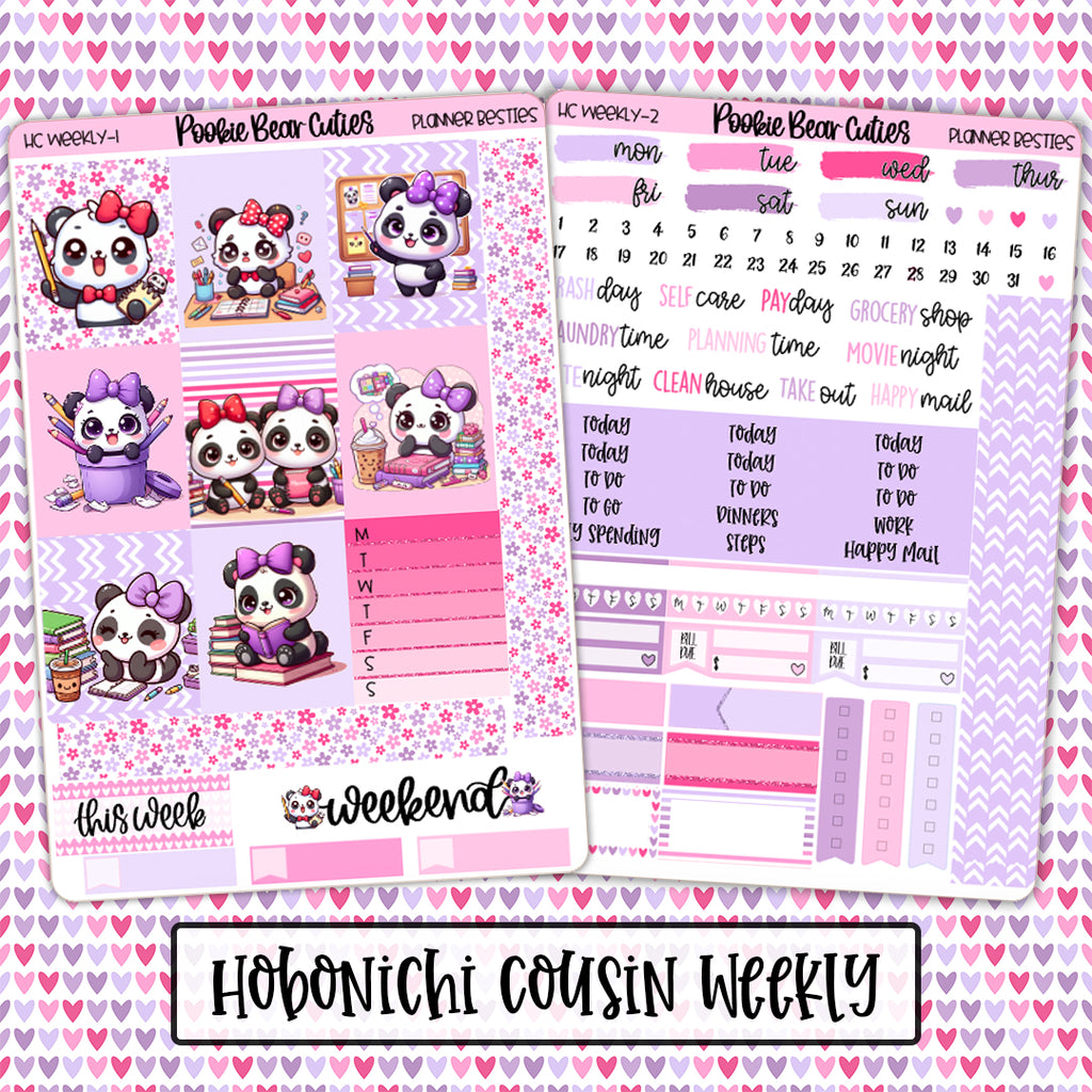 Hobonichi Cousin Weekly Kit | Planner Besties
