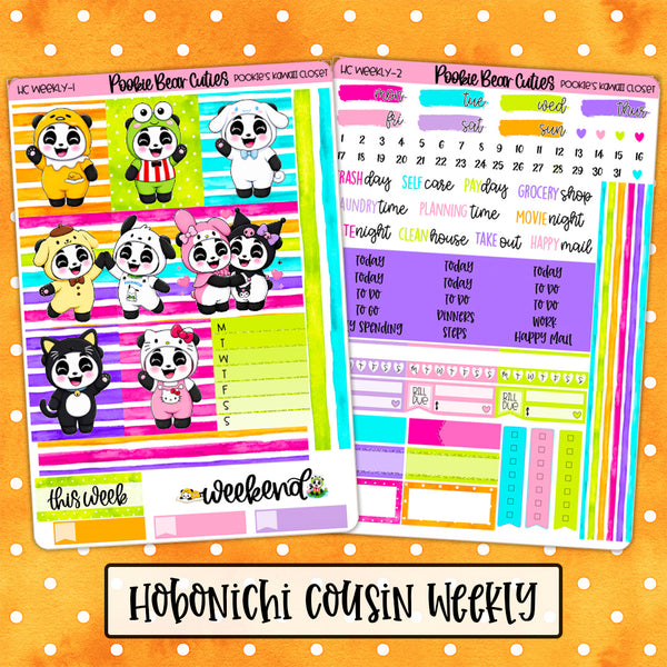 Hobonichi Cousin Weekly Kit | Pookie's Kawaii Closet
