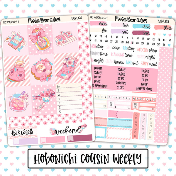 Hobonichi Cousin Weekly Kit | Sakura