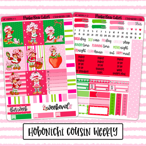 Hobonichi Cousin Weekly Kit | Strawberry Girl