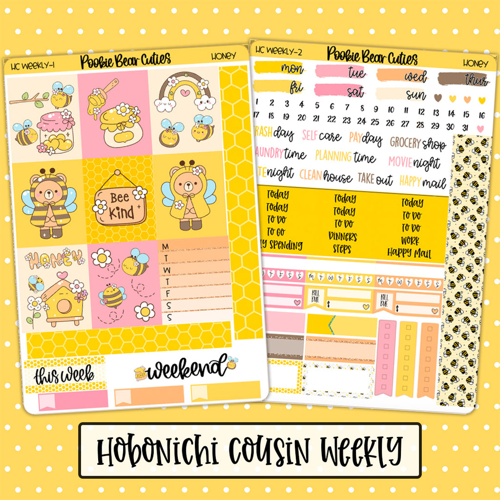 Hobonichi Cousin Weekly Kit | Honey