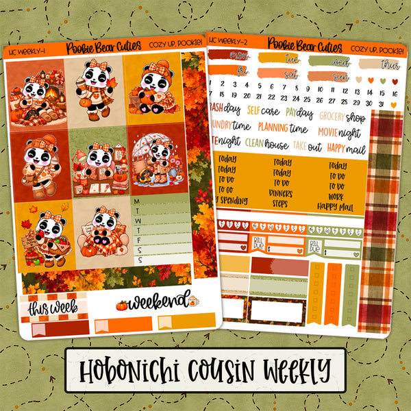 Hobonichi Cousin Weekly Kit | Cozy Up, Pookie