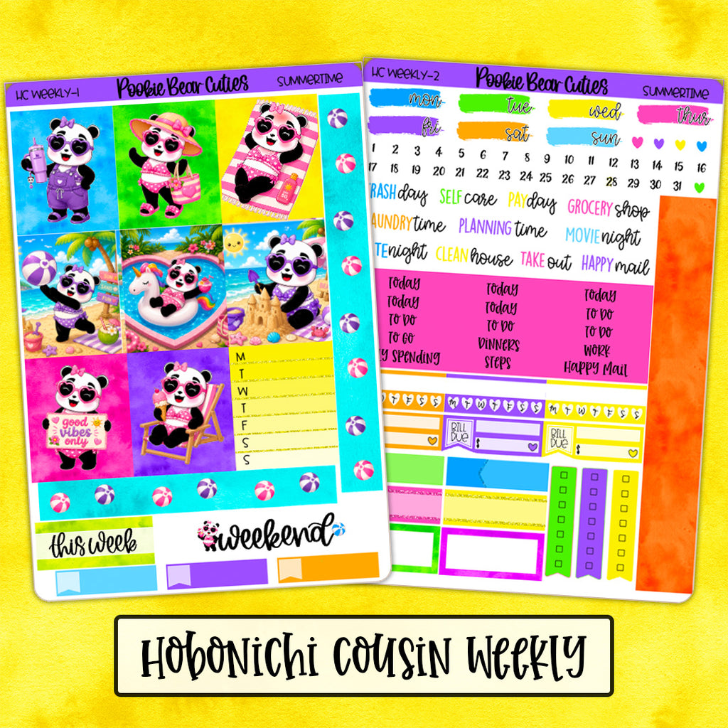 Hobonichi Cousin Weekly Kit | Summertime